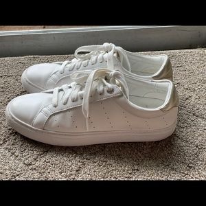 J. Crew white sneakers, size 7.5